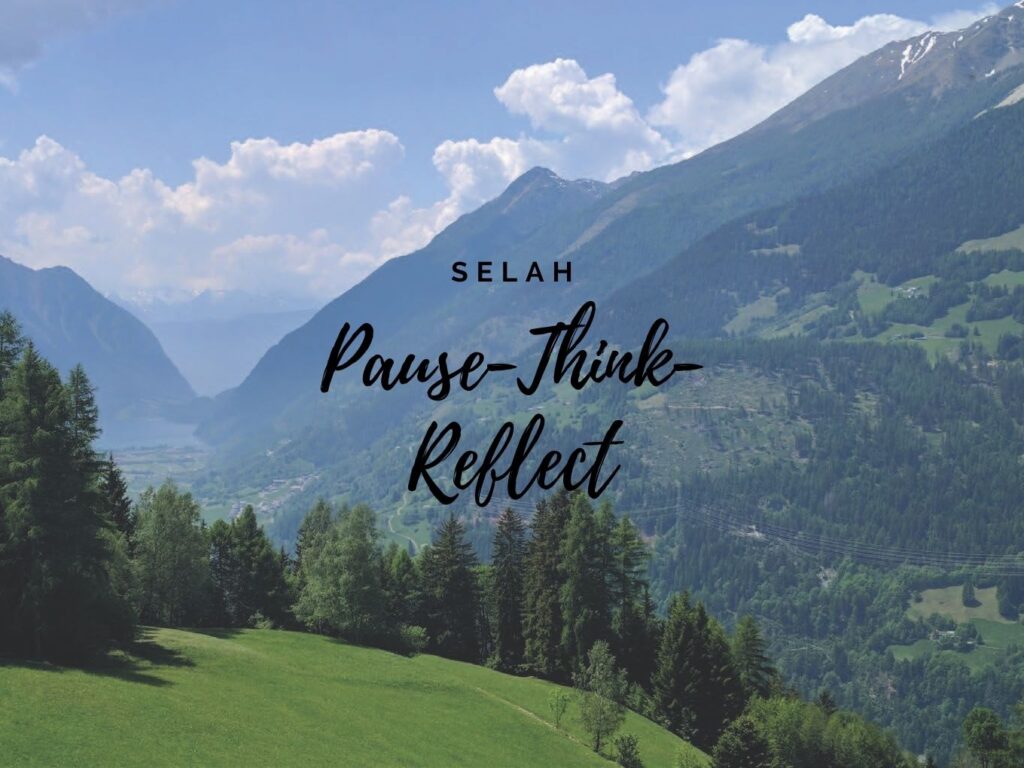 Selah Pause Think Reflect Mountains Doylestown United Methodist Church